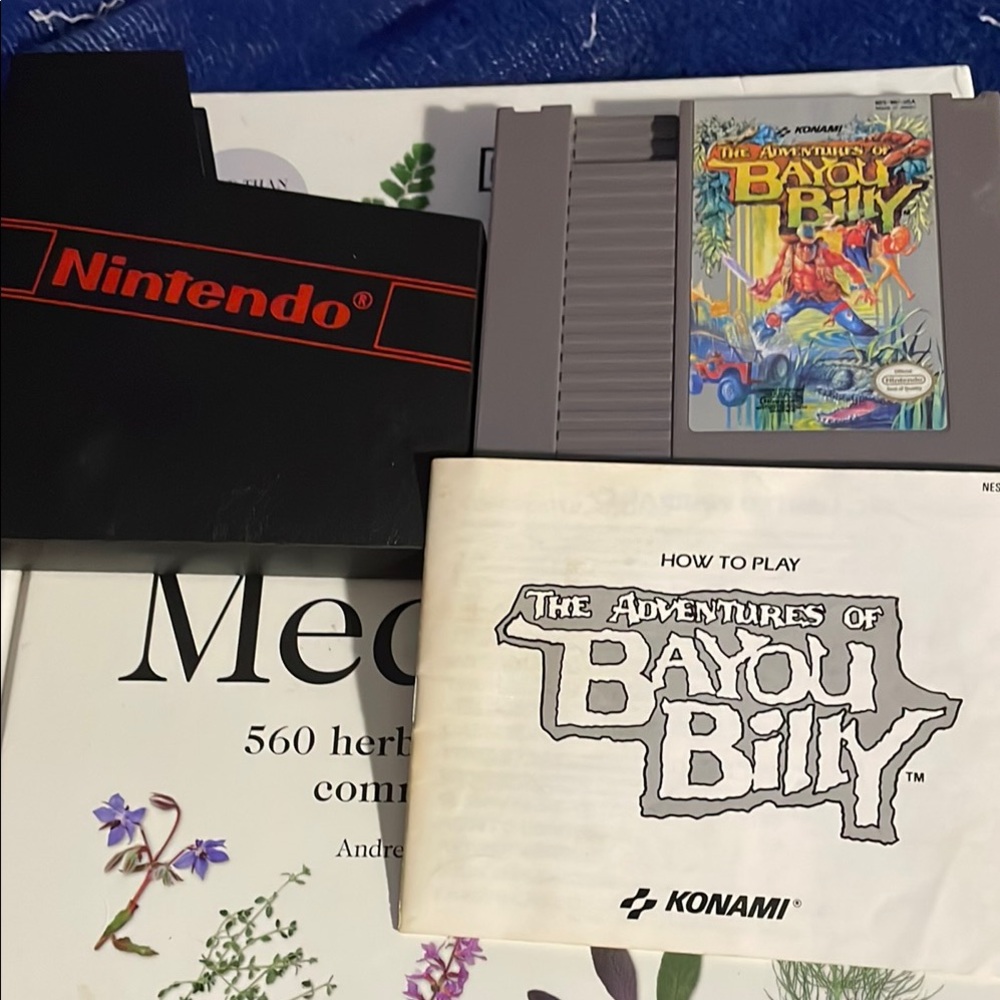 Nintendo The Adventures of Bayou Billy Game Cartridge - Black